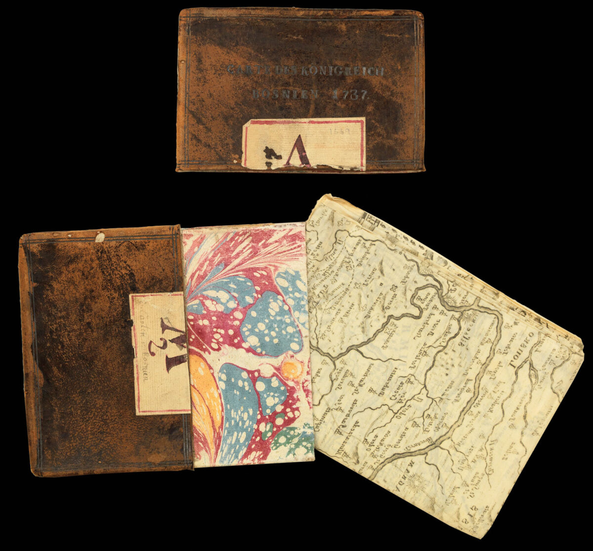 BRIFFAUT, Etienne Carte Originale et particuliere de la Bosnie...