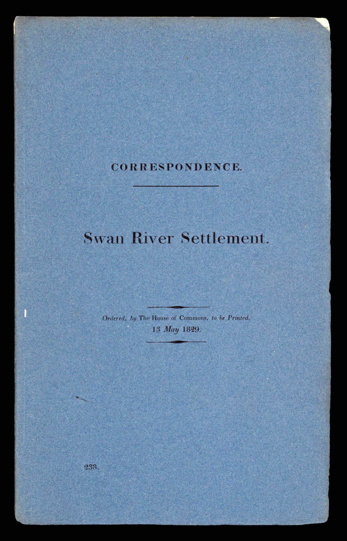STIRLING, Captain James; and Thomas PEEL Chart of the Swan River