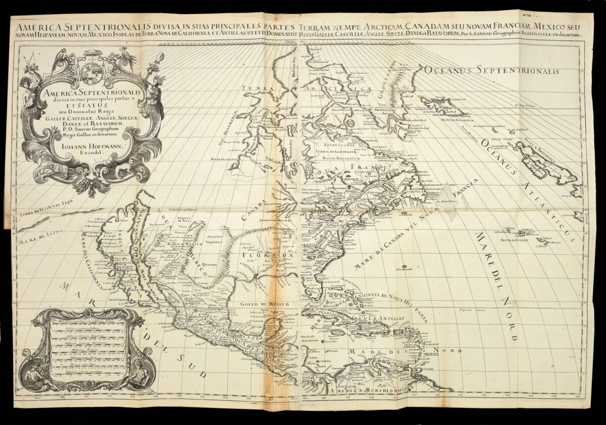 HOFFMAN, Johann Prospect des ganzen Erd-Kreisses, in Fünff absonderlichen Carten, Namentlich Europa, Asia, Africa und... America.