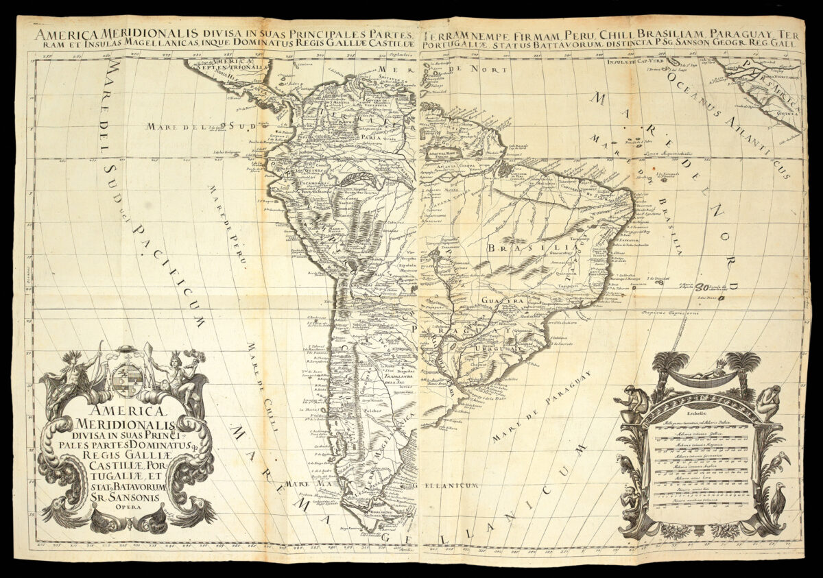HOFFMAN, Johann Prospect des ganzen Erd-Kreisses, in Fünff absonderlichen Carten, Namentlich Europa, Asia, Africa und... America.
