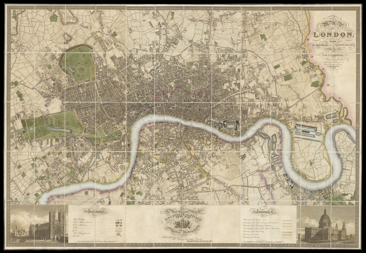 GREENWOOD, Christopher Map of London,