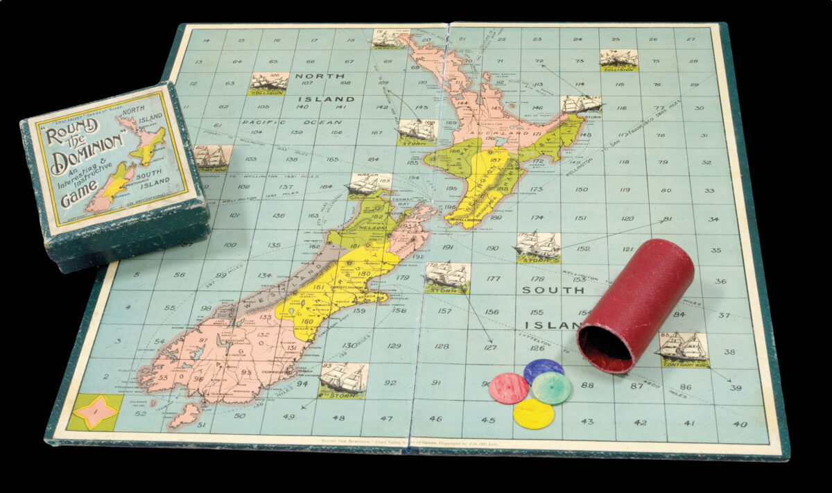 JOHNSON BROTHERS [New Zealand]. The Game of Round the Dominion. The Eastern Highway.