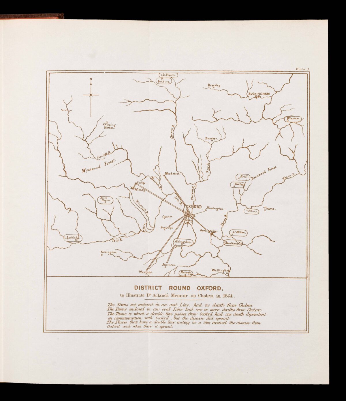 ACLAND, Henry Wentworth Oxford Cholera Epidemic.