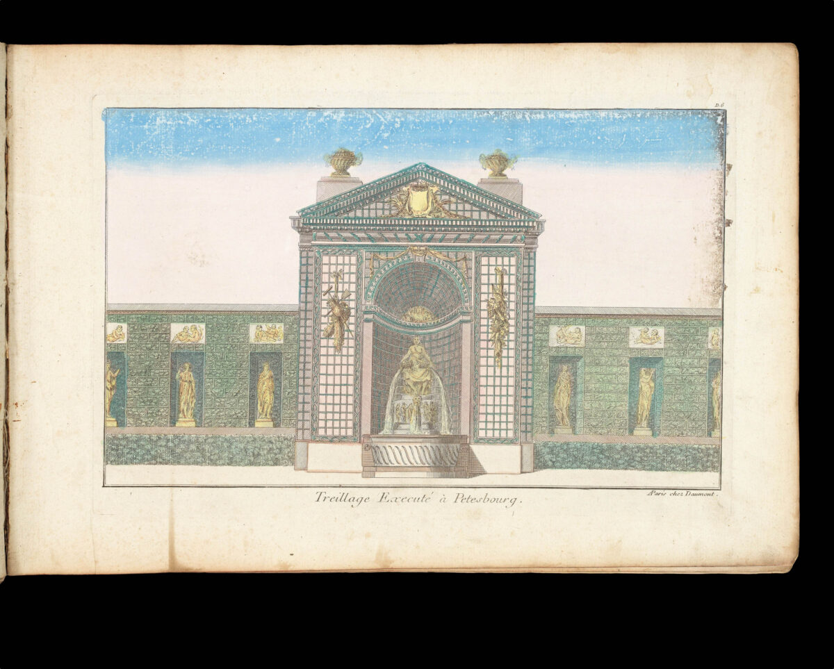 [Publishers BASSET, André Basset, DAUMONT, Jean-Francois, HUQUIER, Jacques-Gabriel Huquier, MAILLET, Nicolas Langlois, MONDARE, Louis Joseph Mondhare, and others]. [Zograscope together with an album of 199 vues d'optique].