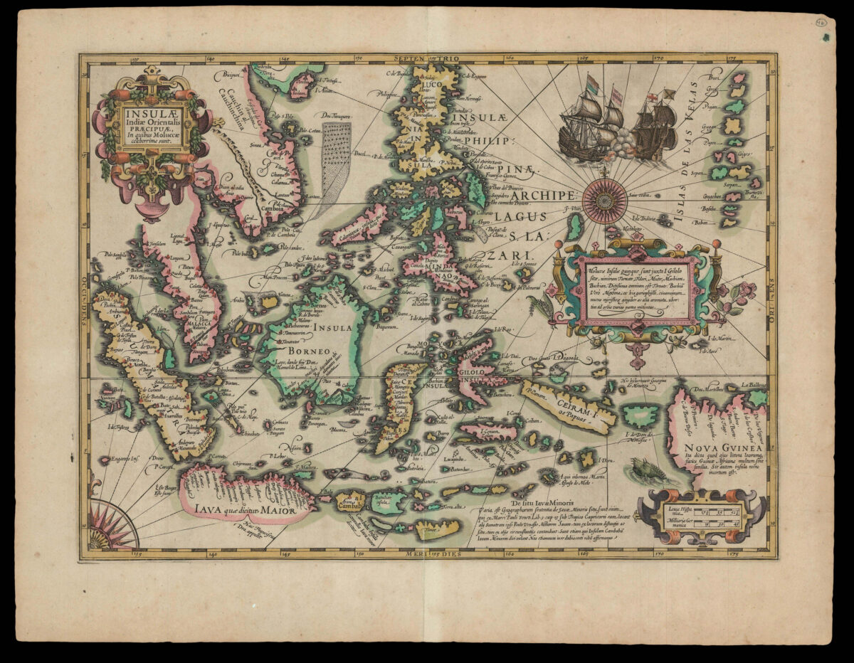 MERCATOR, Gerard; and Jodocus HONDIUS Insulae Indiae Orientalis Praecipuae,