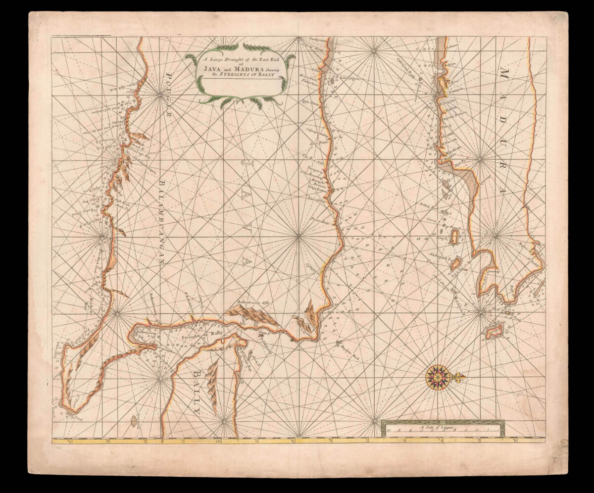 THORNTON, John; and Samuel THORNTON A Large Draught of the East End of Java and Madura.