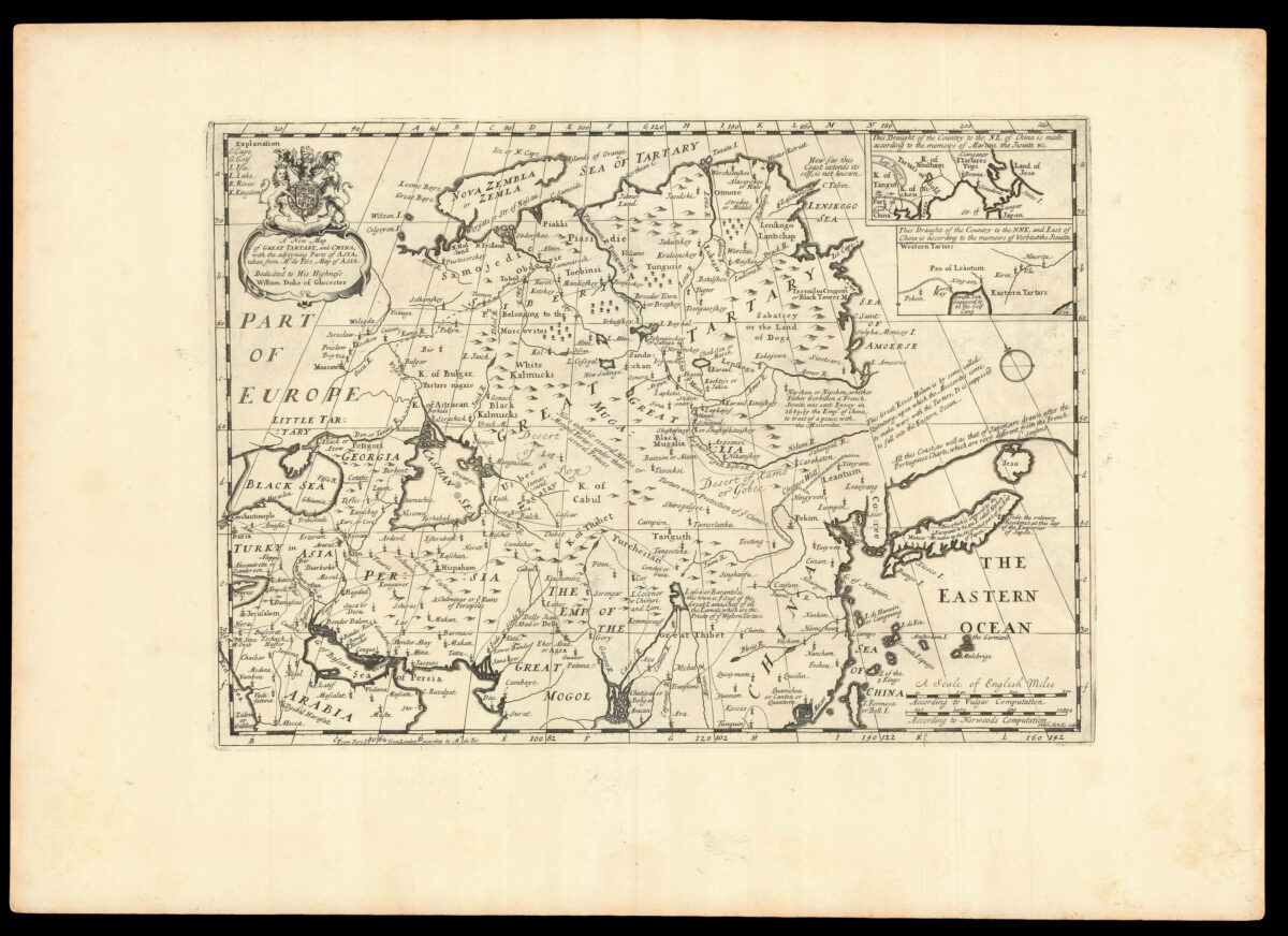 WELLS, Edward A New Map of Great Tartary, and China,