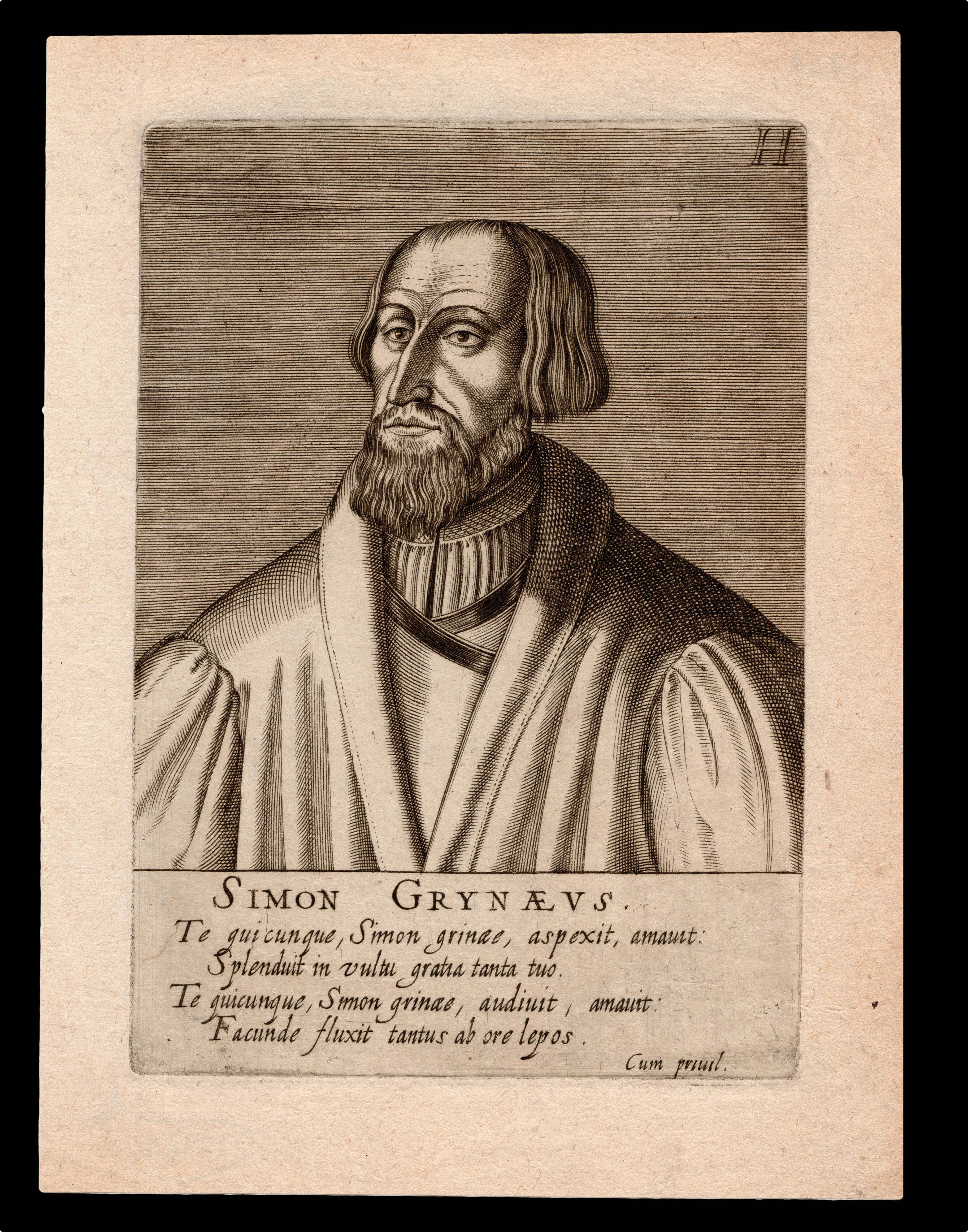H[ONDIUS], H[endrik] Simon Grynæus.
