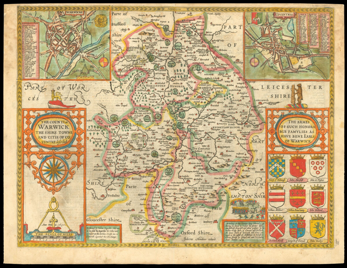 SPEED, John The Counti of Warwick The Shire Towne and Citie of Coventre described