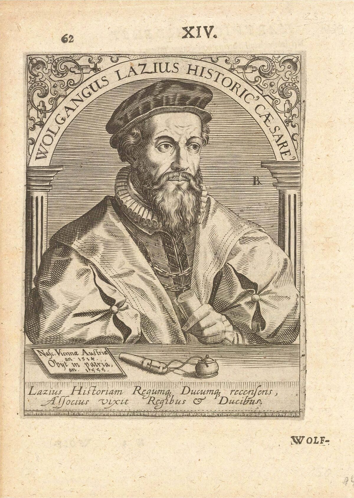 [BRY, Theodor de] Wolfganus Lazius Historic Caesare