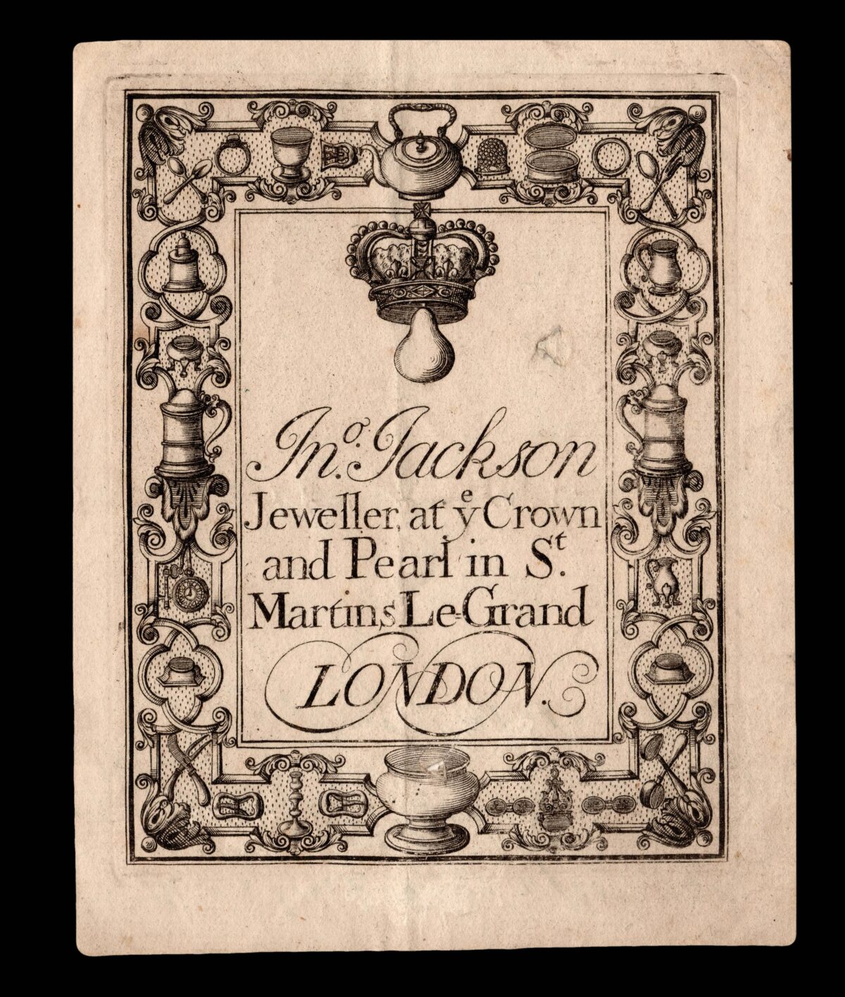JACKSON, John Jn.o Jackson Jeweller