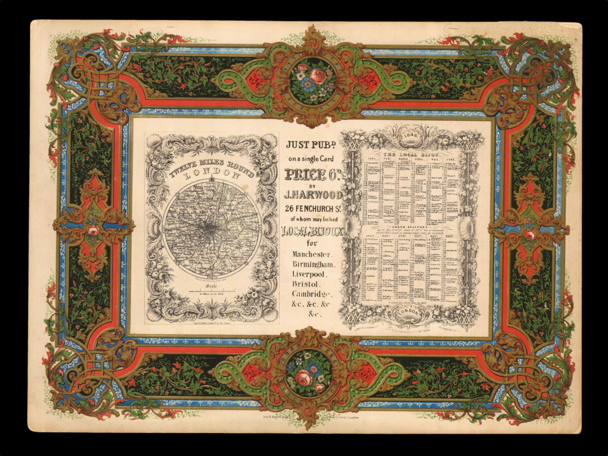 DAY, William; Louis HAGHE; and John HARWOOD Twelve Miles Round London.