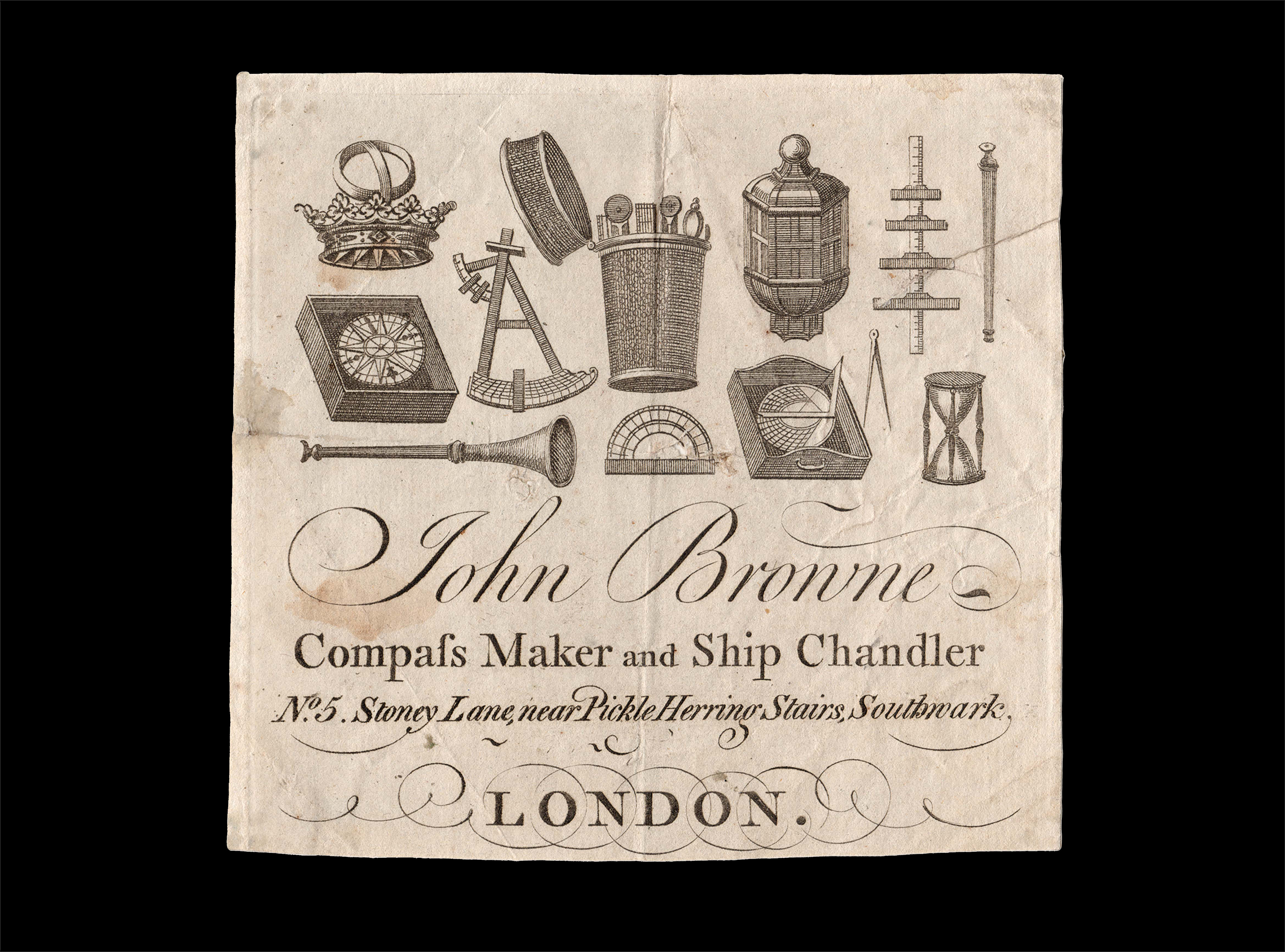 BROWNE, John John Browne Compass Maker and Ship Chandler