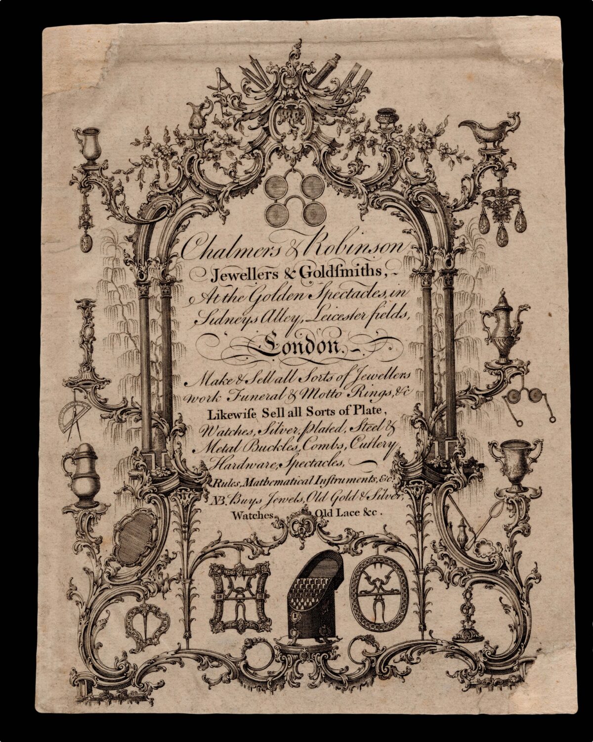 CHALMERS, George; and ROBINSON Chalmers & Robinson Jewellers & Goldsmith, -