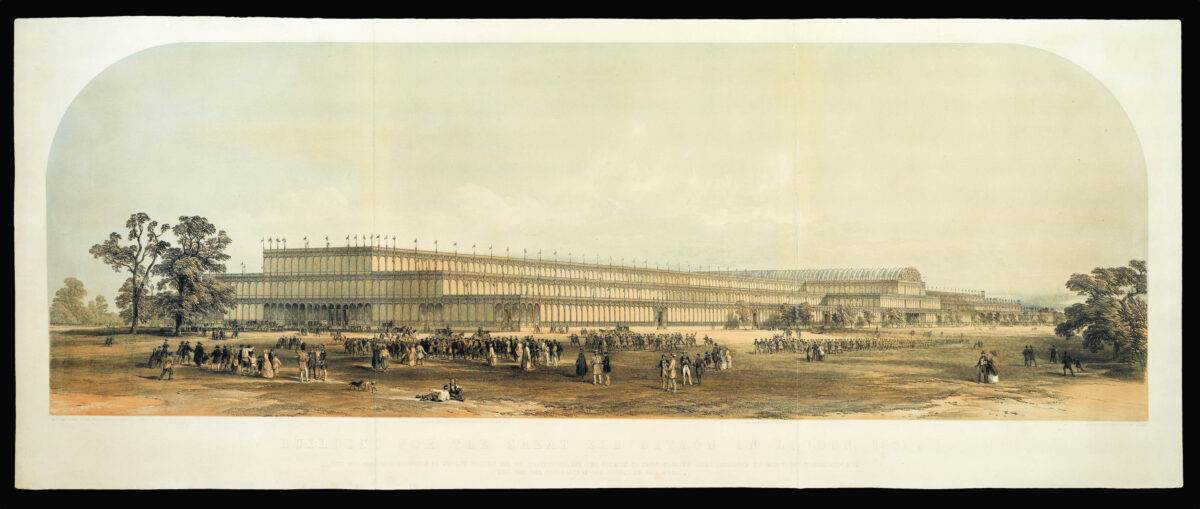 HAWKINS, George Building for the Great Exhibition in London 1851.
