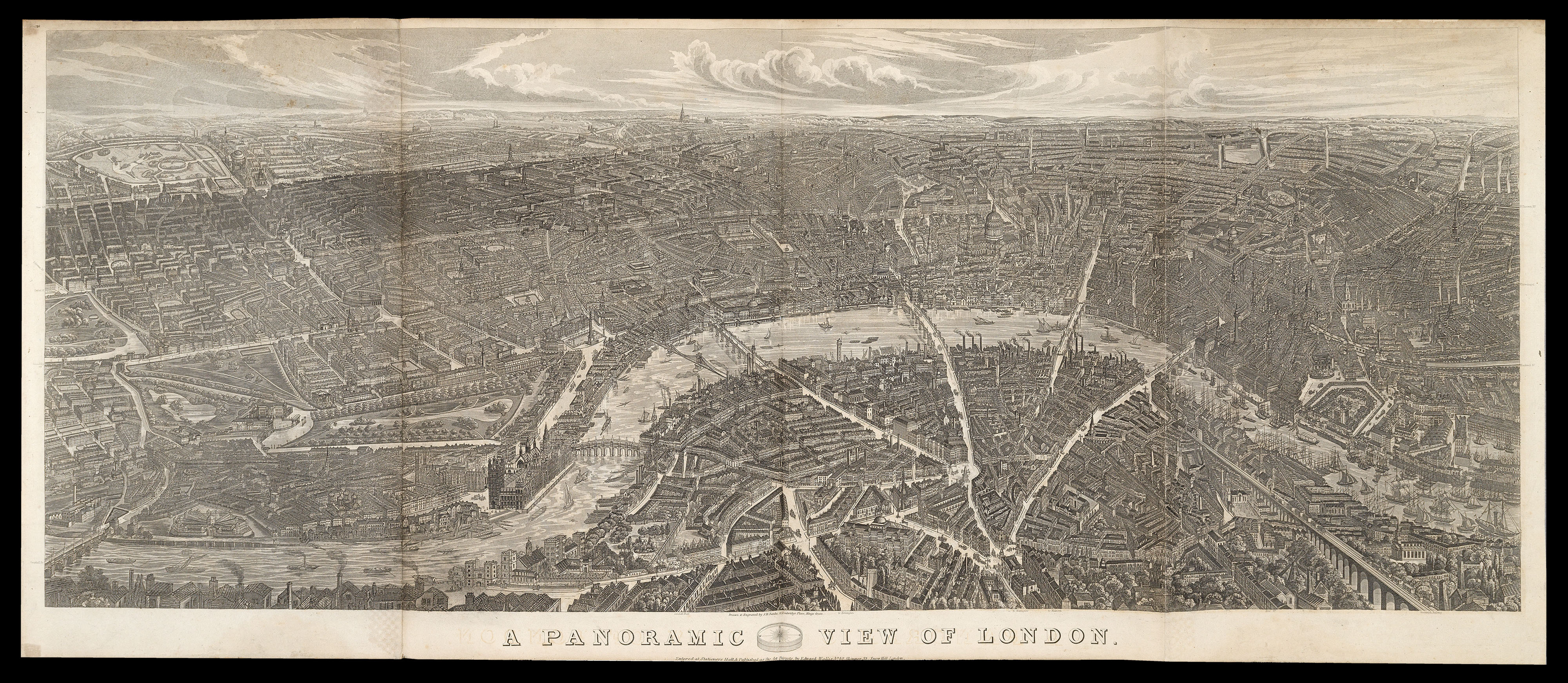 BANKS, J[ohn]. H[enry], by and after A Panoramic View of London.
