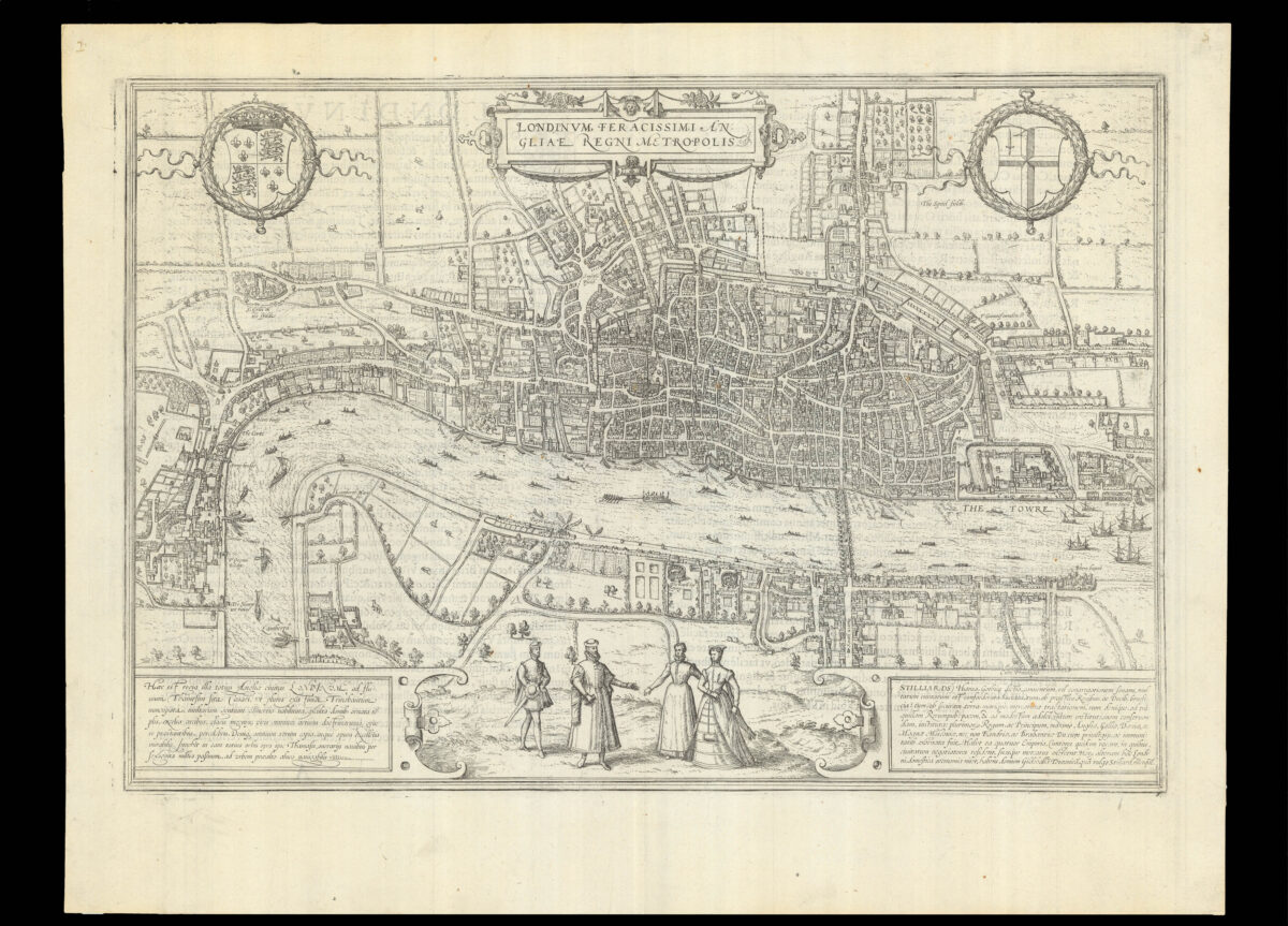 BRAUN, Georg and Franz HOGENBERG Londinium Feracissmi Angliae Regni Metropolis.