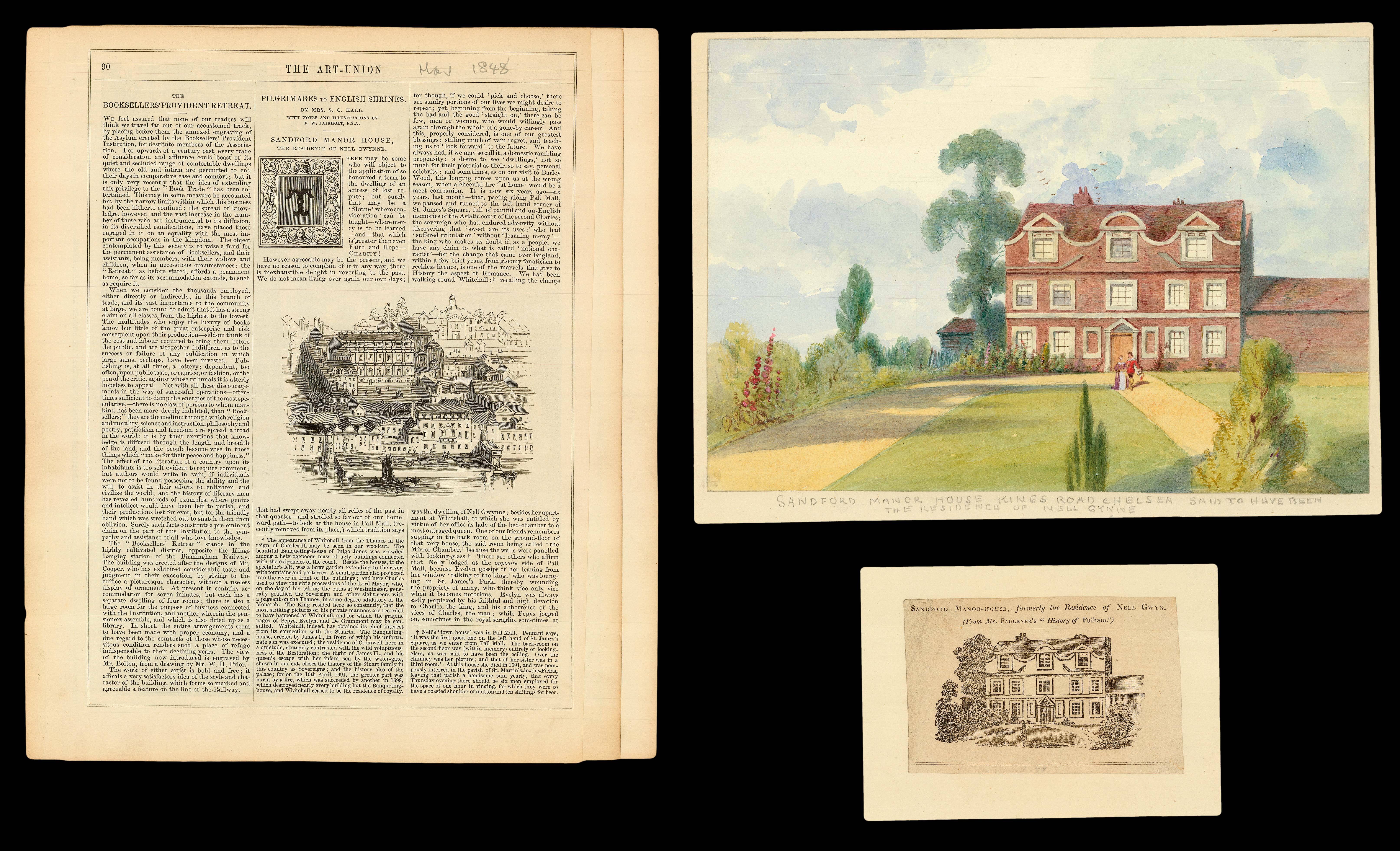 GWYN, Nell Sandford Manor House