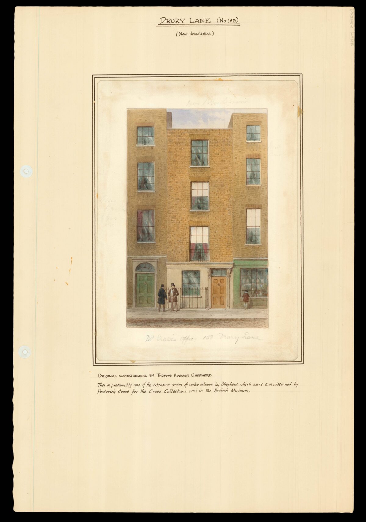 SHEPHERD, Thomas Hosmer [158 Drury Lane].