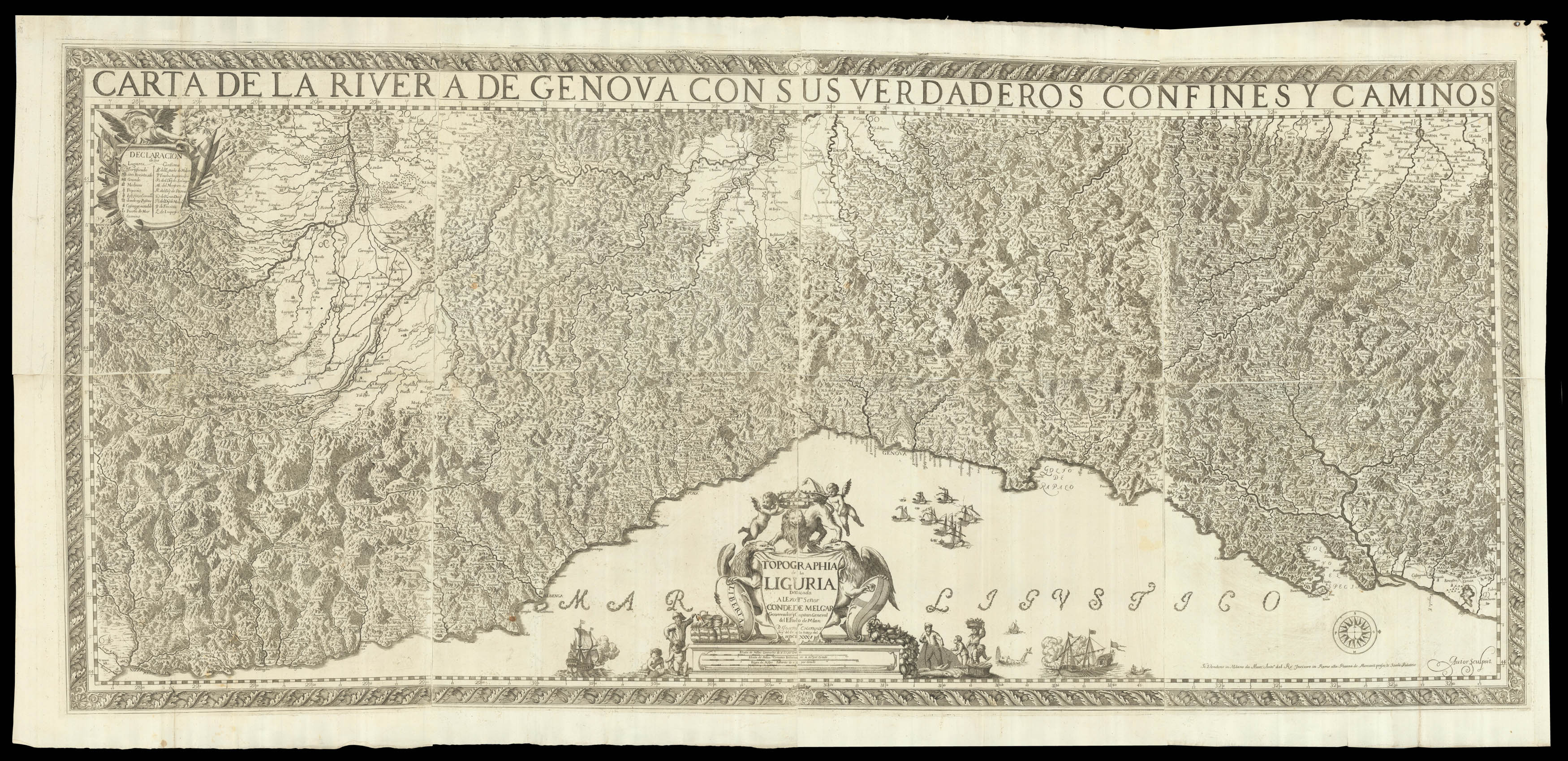 CHAFRION, J[osé] Carta de la Rivera de Genova