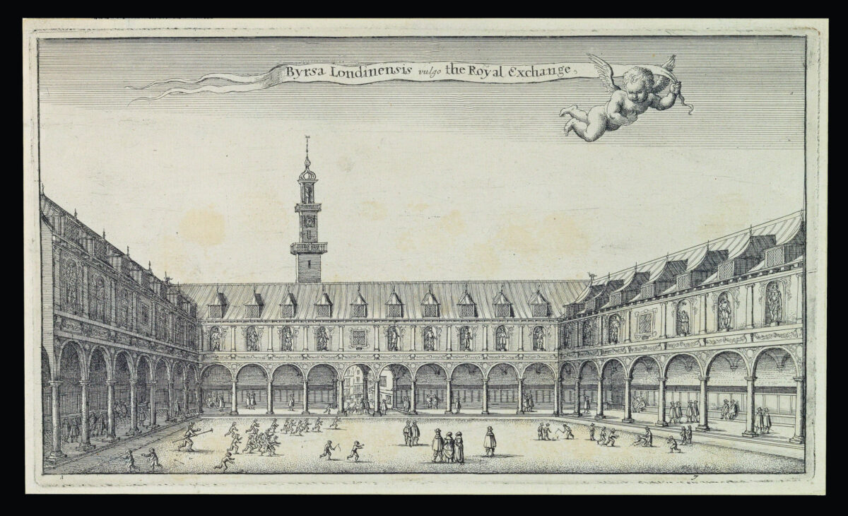 HOLLAR, W[enceslaus] Byrsa Londinensis vulgo the Royal Exchange