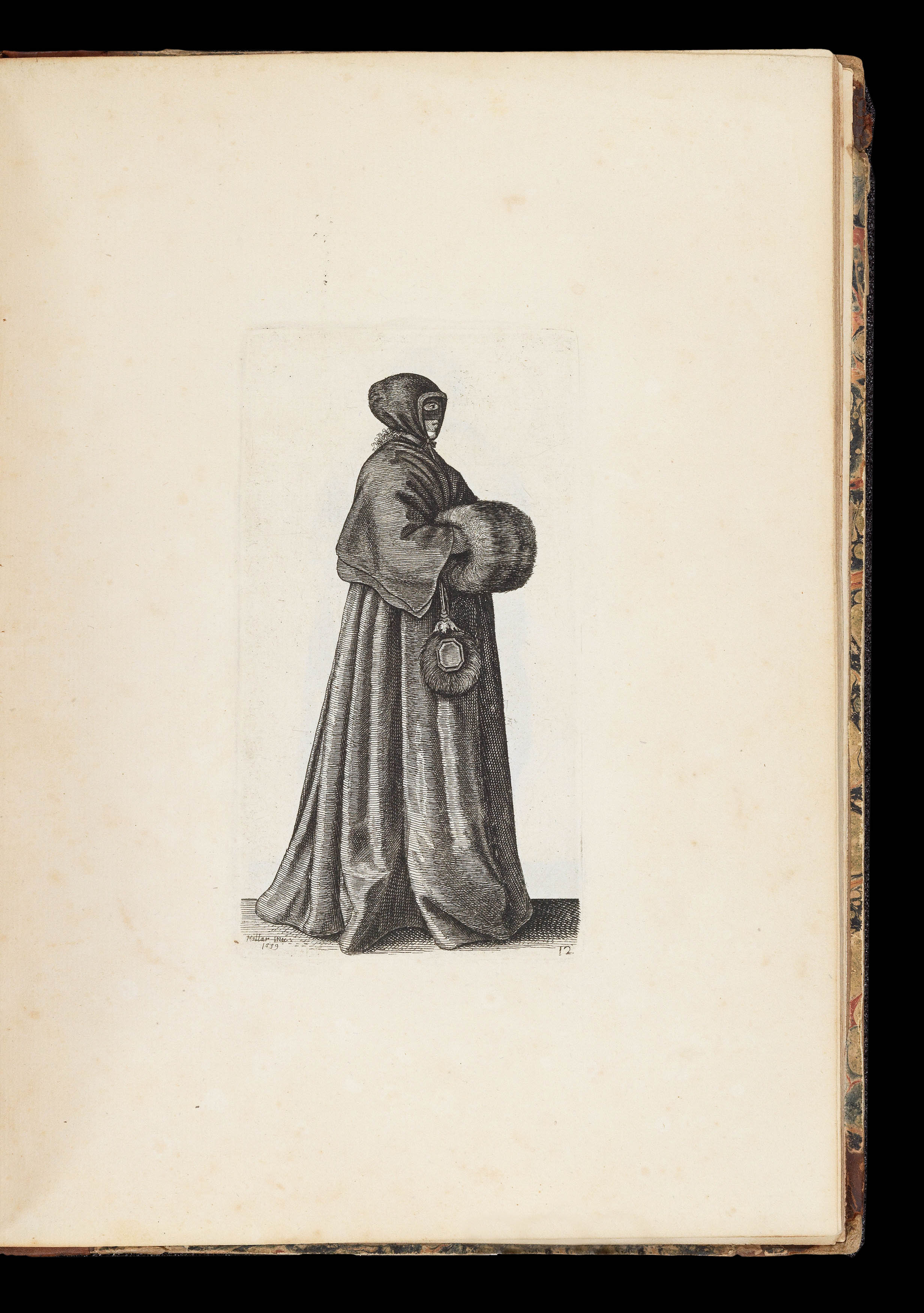 HOLLAR, Wenceslaus Ornatus muliebris Anglicanus, or The Severall Habits of English Women from the Nobilitie, to the country woman, as they are in these times.