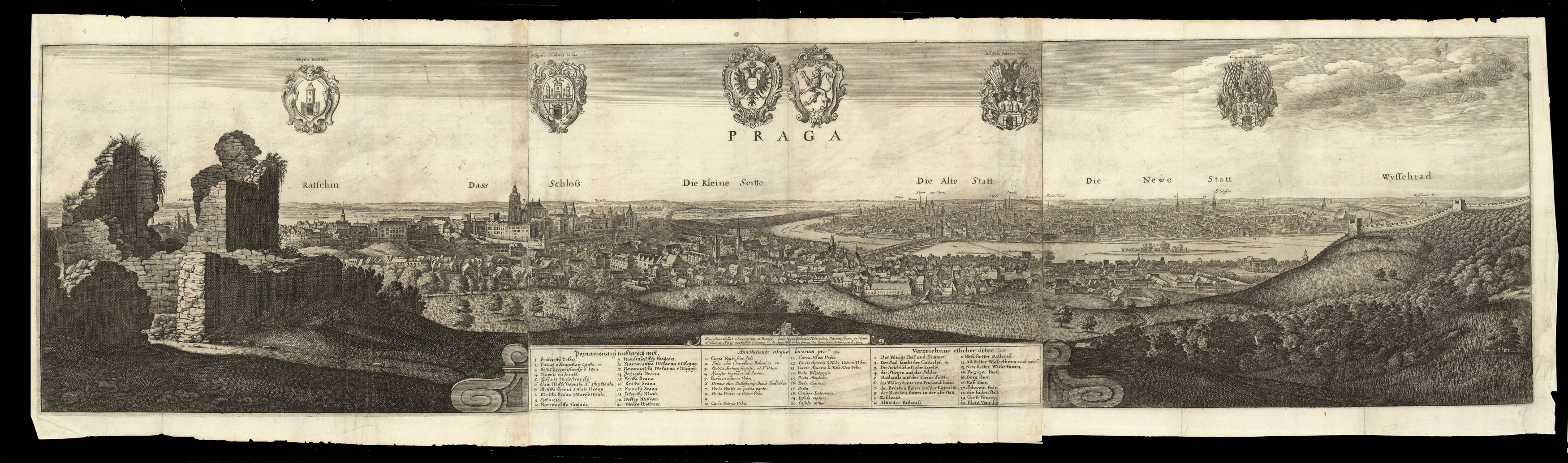 HOLLAR, Wenceslaus Praga