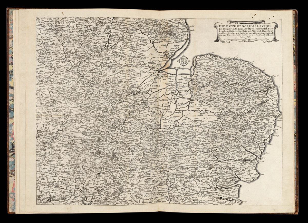 HOLLAR, W[enceslaus] The kingdome of England & principality of Wales exactly described
