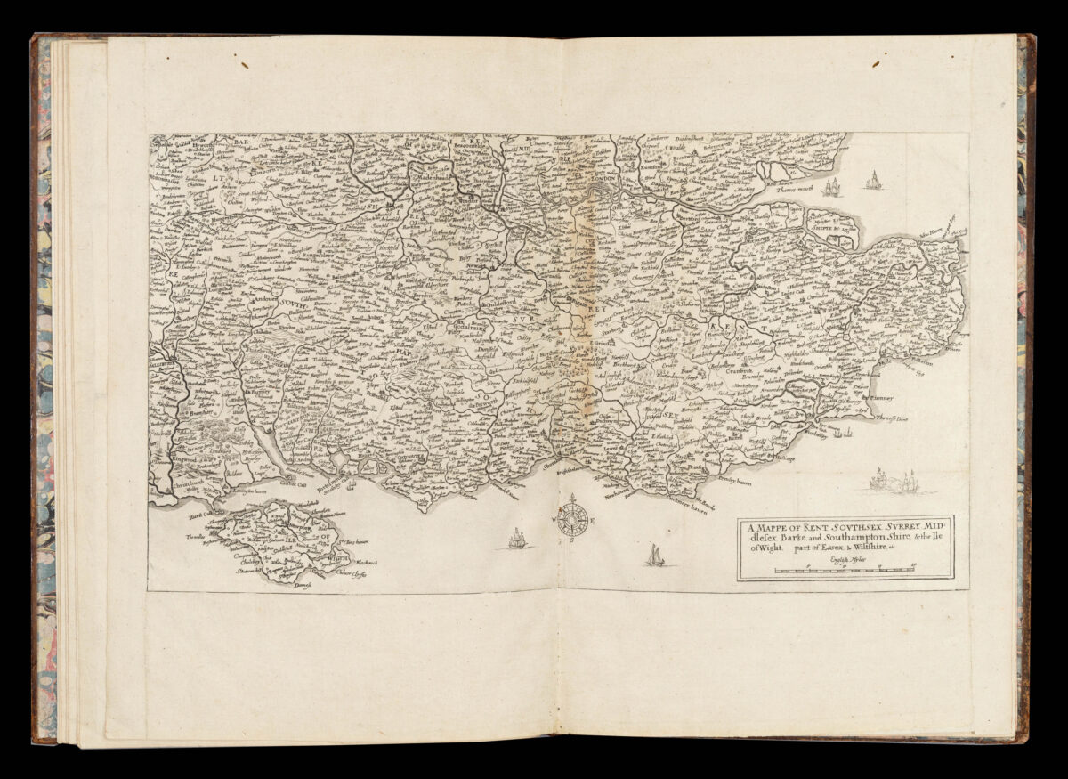 HOLLAR, W[enceslaus] The kingdome of England & principality of Wales exactly described