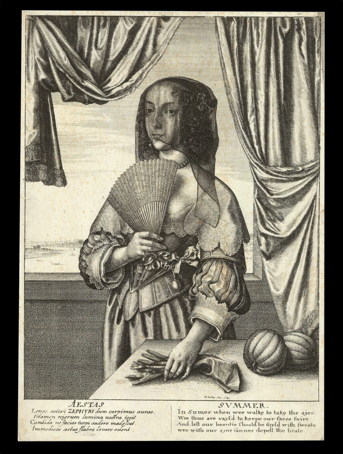 HOLLAR, W[enceslaus] Autumnus [and] Hiems [and] Aestas [and] Ver