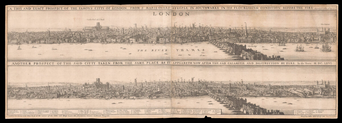 HOLLAR, Wenceslaus A True and Exact Prospect of the Famous City of London