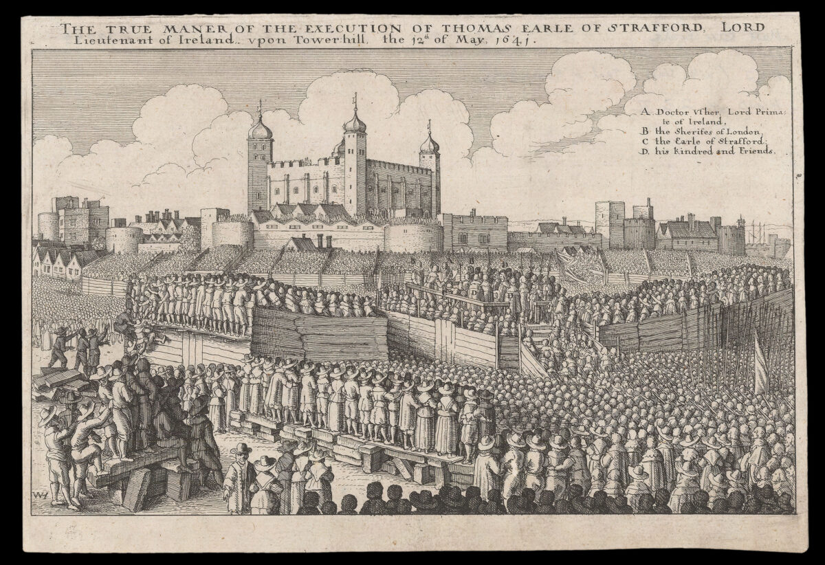 H[OLLAR, Wenceslaus] The True Maner of the Execution of Thomas Earle of Strafford,