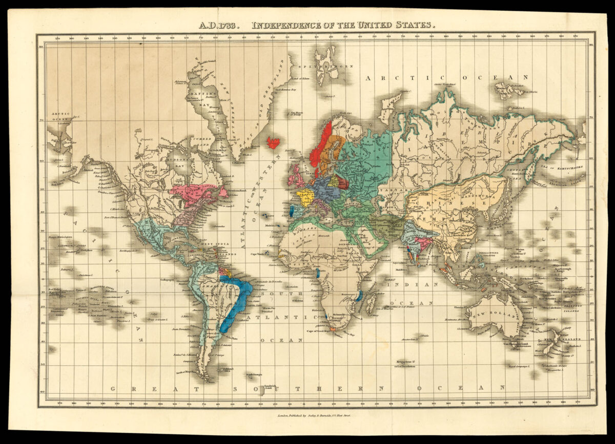 QUIN, Edward [An historical atlas: in a series of maps of the world known at different periods]