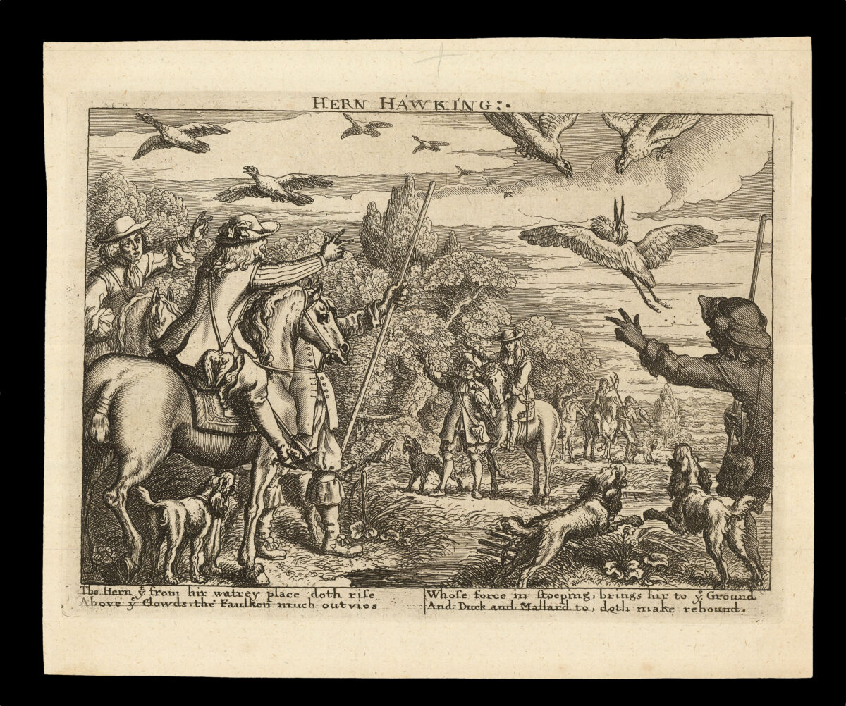 HOLLAR, W[enceslaus] [after] Francis BARLOW Seuerall Wayes of Hunting, Hawking, and Fishing, According to the English Manner