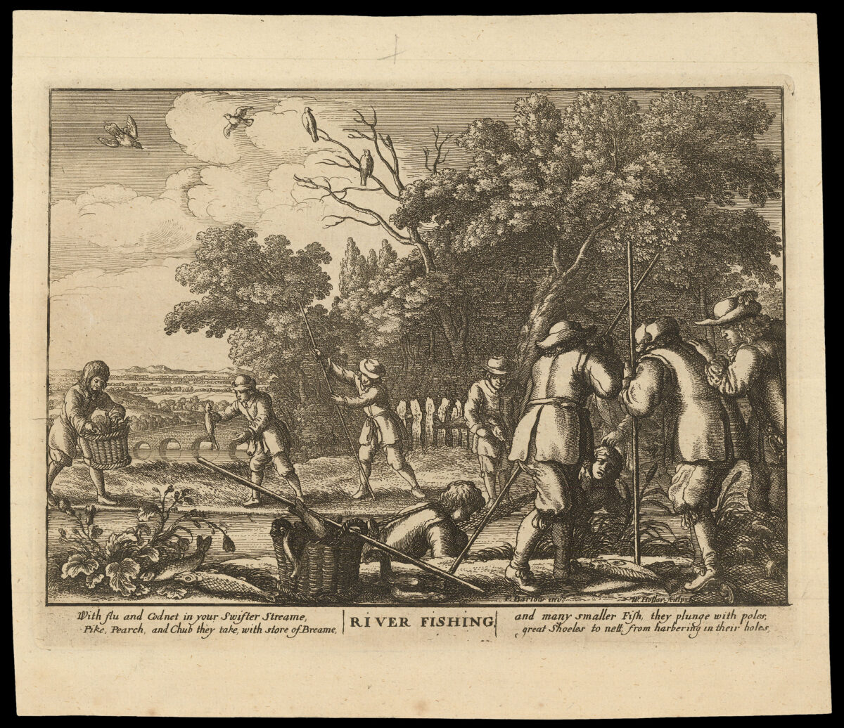 HOLLAR, W[enceslaus] [after] Francis BARLOW Seuerall Wayes of Hunting, Hawking, and Fishing, According to the English Manner