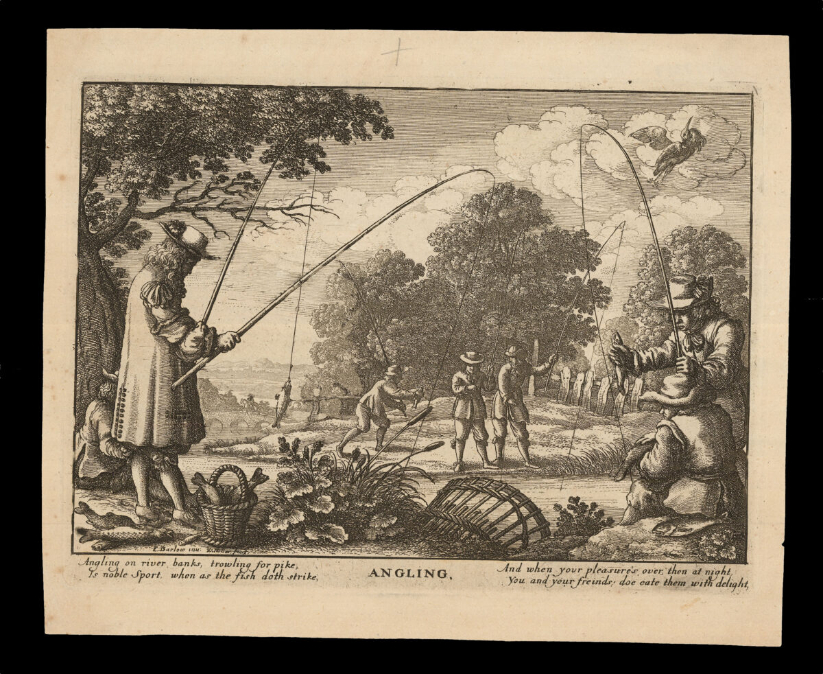 HOLLAR, W[enceslaus] [after] Francis BARLOW Seuerall Wayes of Hunting, Hawking, and Fishing, According to the English Manner