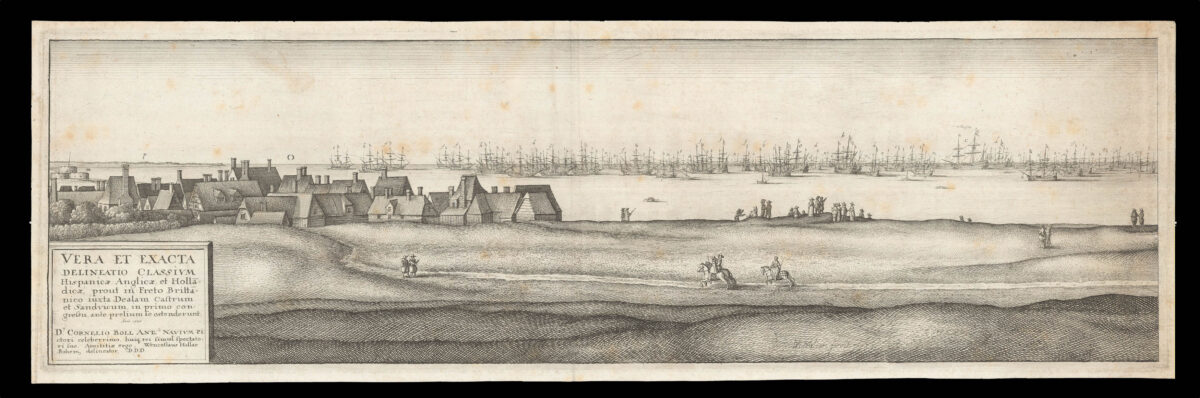 HOLLAR, Wenceslaus Vera et exacta delineatio classivm Hispanicae, Anglicae, et Hollandicae, prout in Freto Brittanico