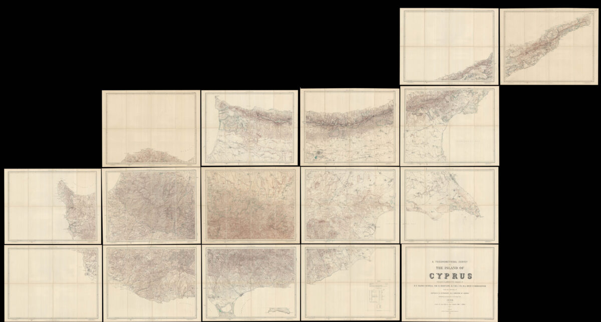 KITCHENER, H[oratio] H[erbert] A Trigonometrical Survey of the Island of Cyprus
