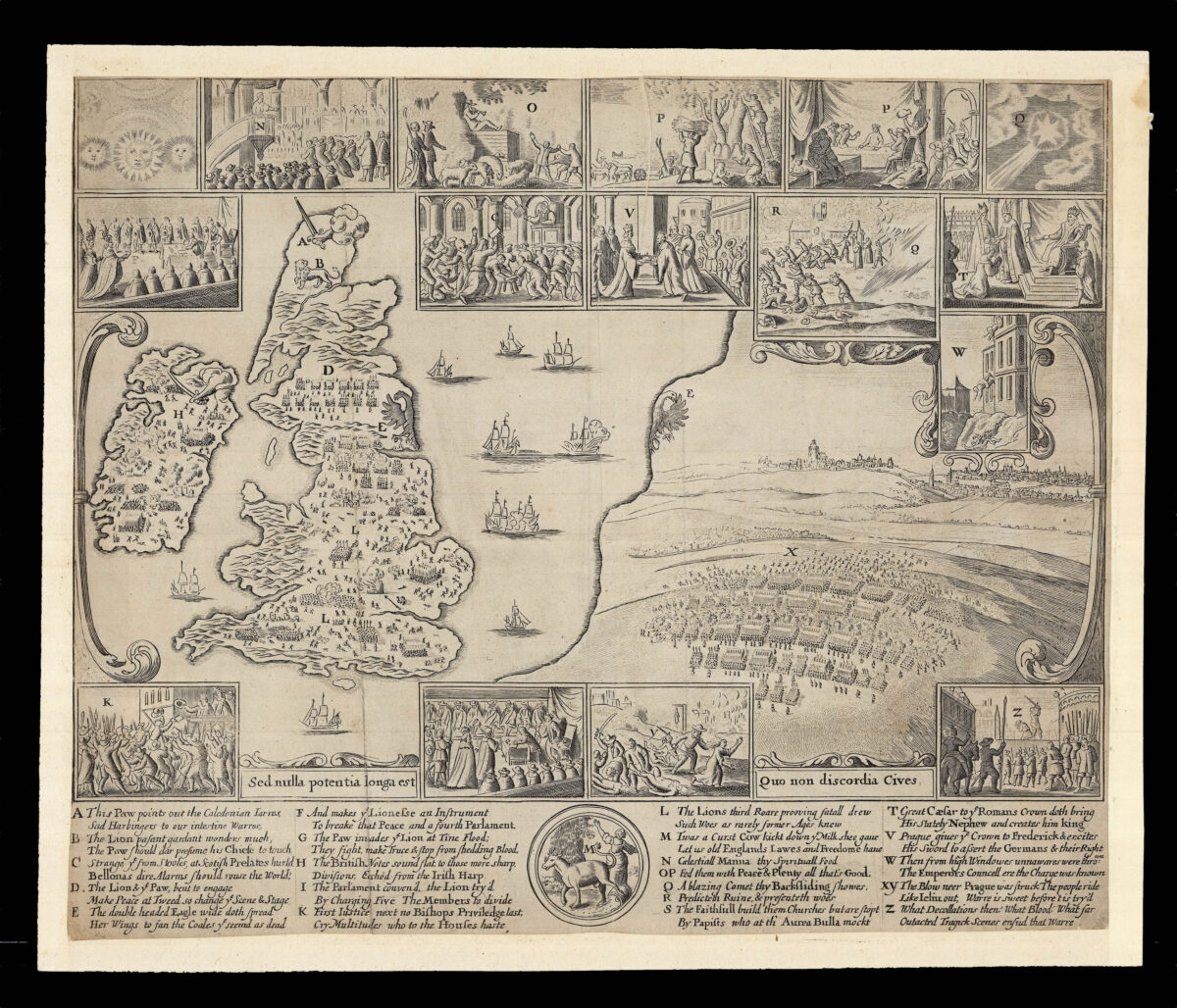 HOLLAR, [Wenceslaus] Sed nulla potentia longa est Quo non discordia Cives