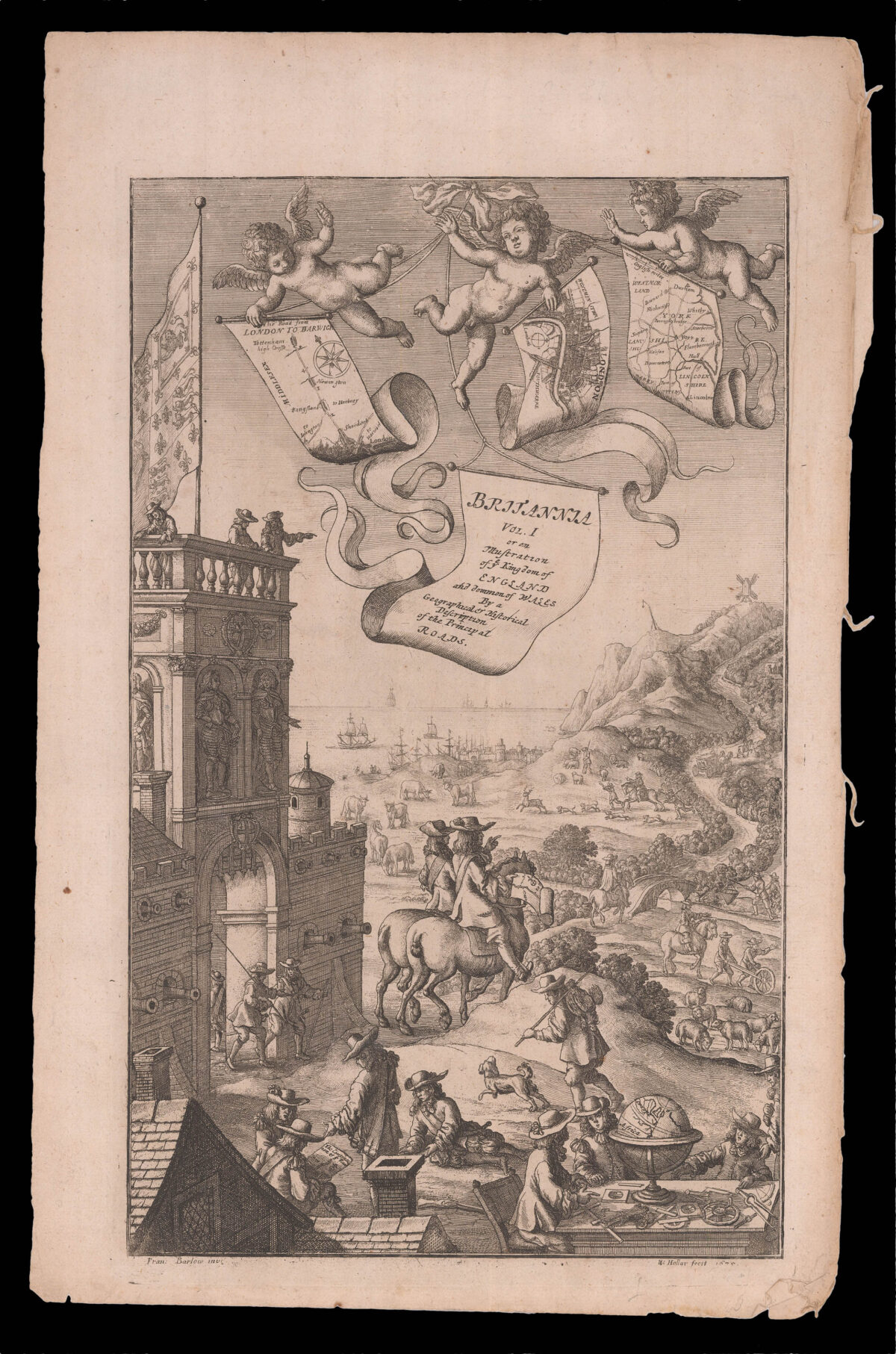 HOLLAR, W[enceslaus] [after] Fran[cis] BARLOW Britannia, Vol. I