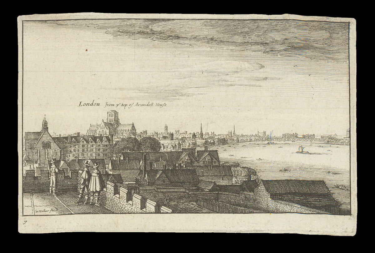 HOLLAR, W[enceslaus] London from ye top of Arundell House