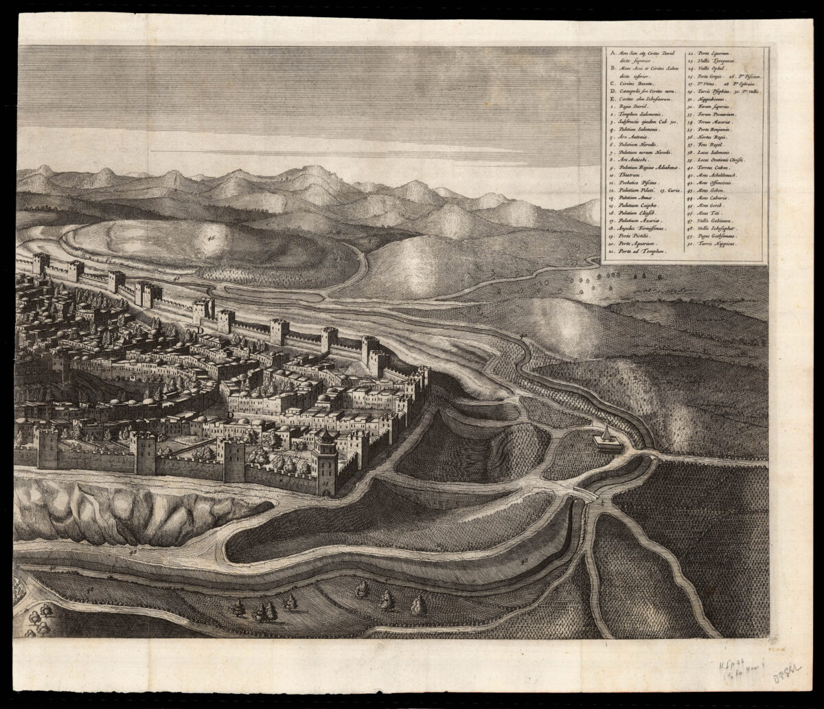 HOLLAR, Wenceslaus Jerusalem