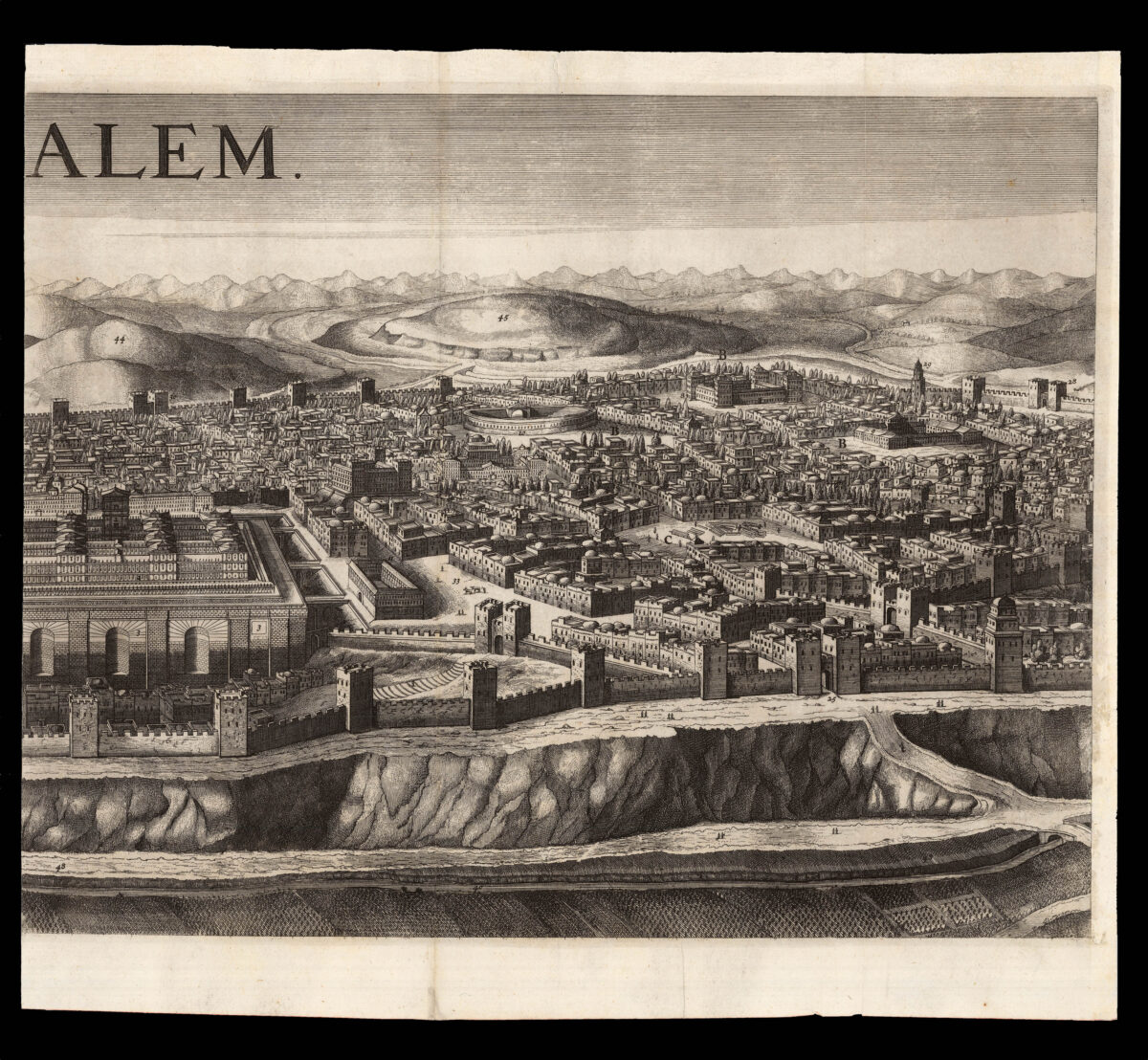 HOLLAR, Wenceslaus Jerusalem