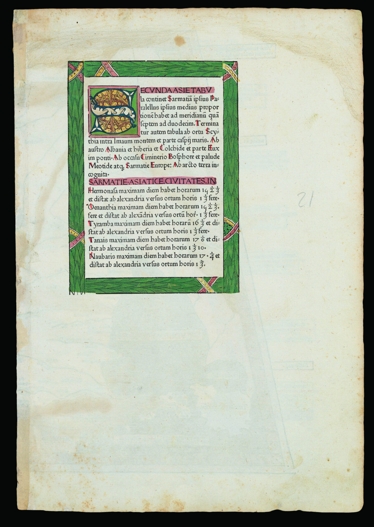 PTOLEMAEUS, Claudius [Modern Holy Land].