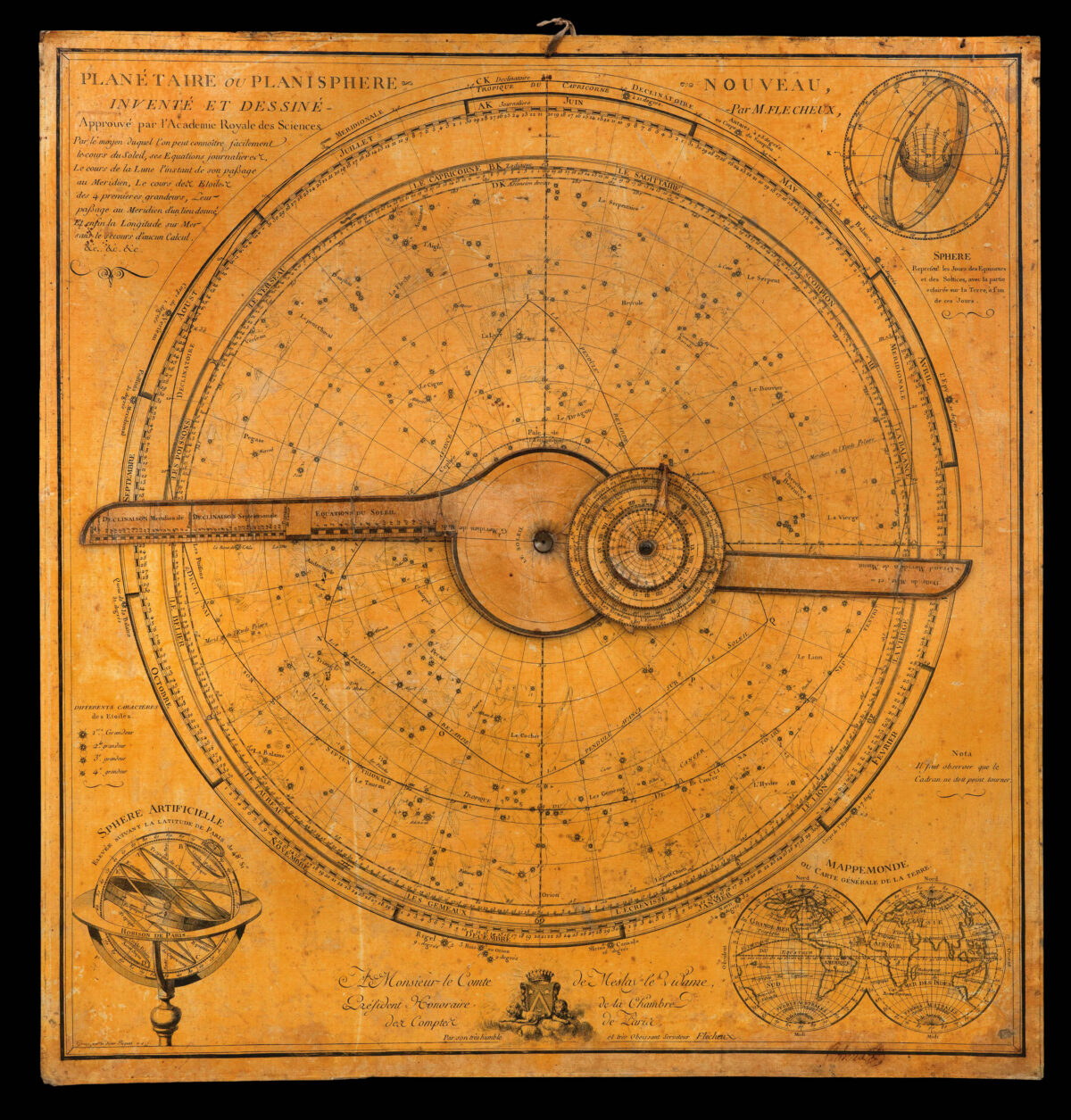 FLECHEUX Planetaire ou Planisphere Nouveau,