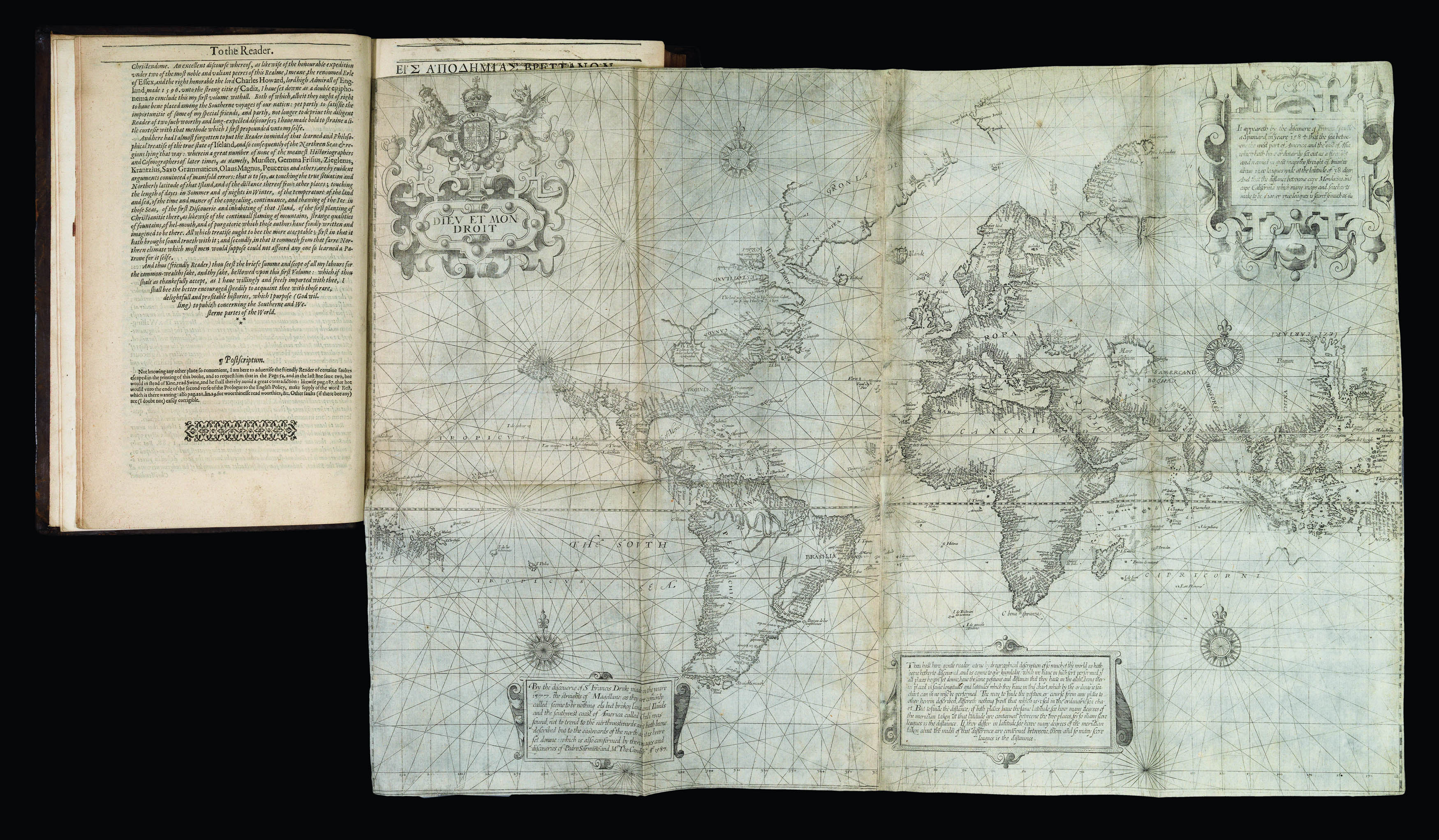 HAKLUYT, Richard, and WRIGHT, Edward The Principal Navigations, Voyages, Traffiques and Discoveries of the English Nation, Made by Sea or Over-land,
