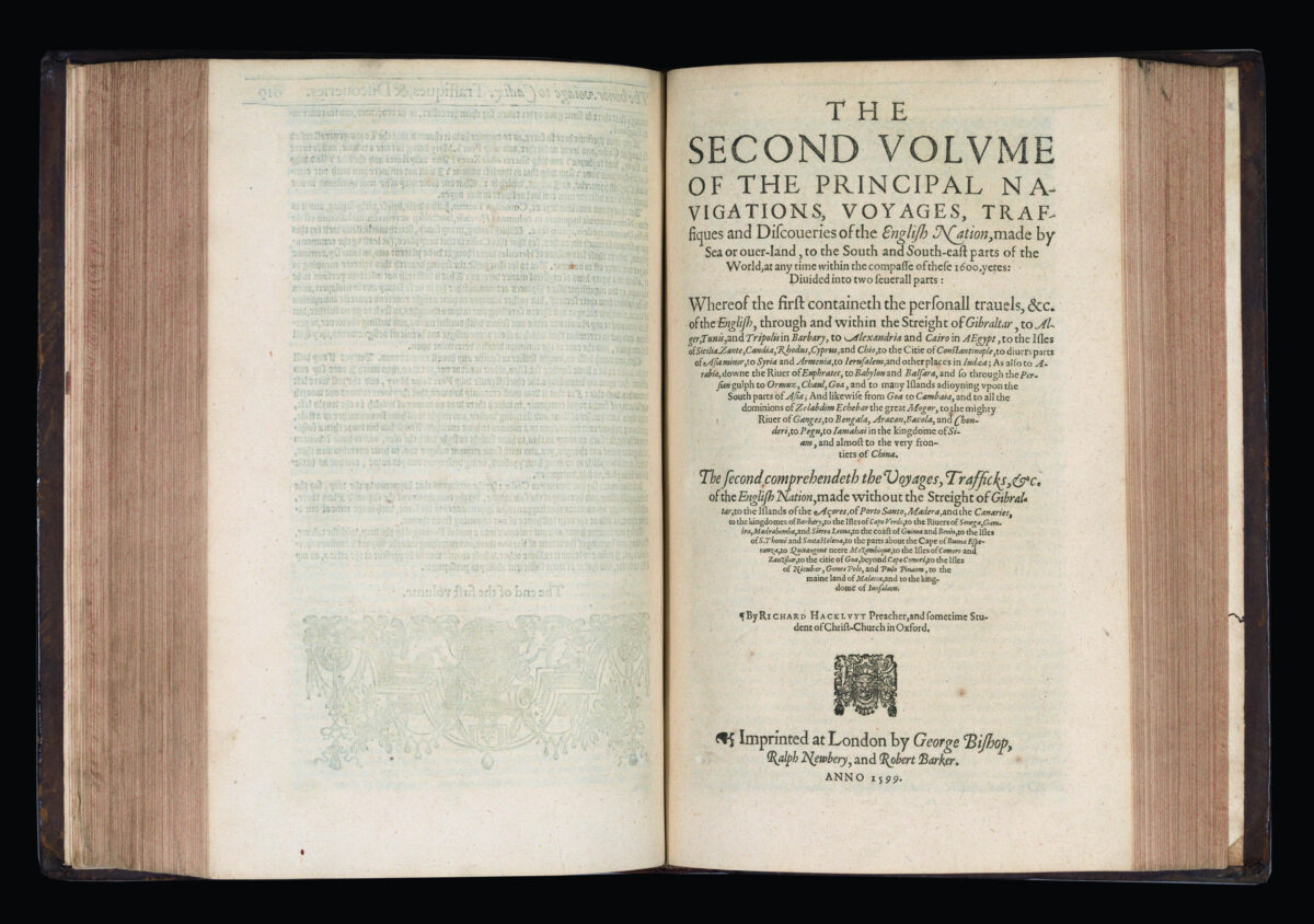 HAKLUYT, Richard, and WRIGHT, Edward The Principal Navigations, Voyages, Traffiques and Discoveries of the English Nation, Made by Sea or Over-land,