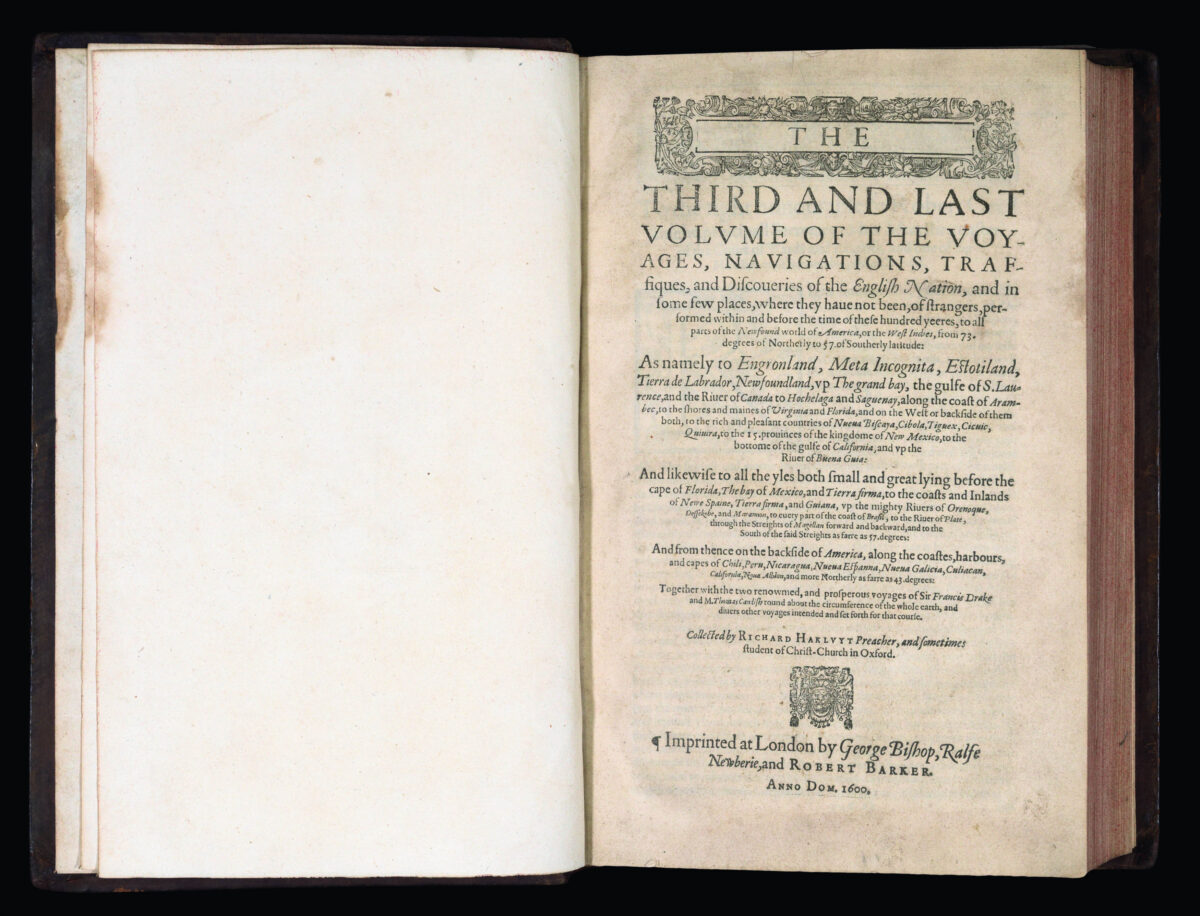 HAKLUYT, Richard, and WRIGHT, Edward The Principal Navigations, Voyages, Traffiques and Discoveries of the English Nation, Made by Sea or Over-land,