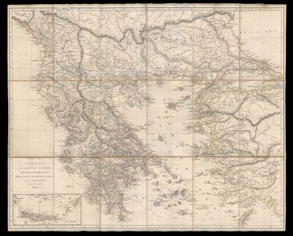 ARROWSMITH, Aaron Map of Greece and Adjacent Countries,