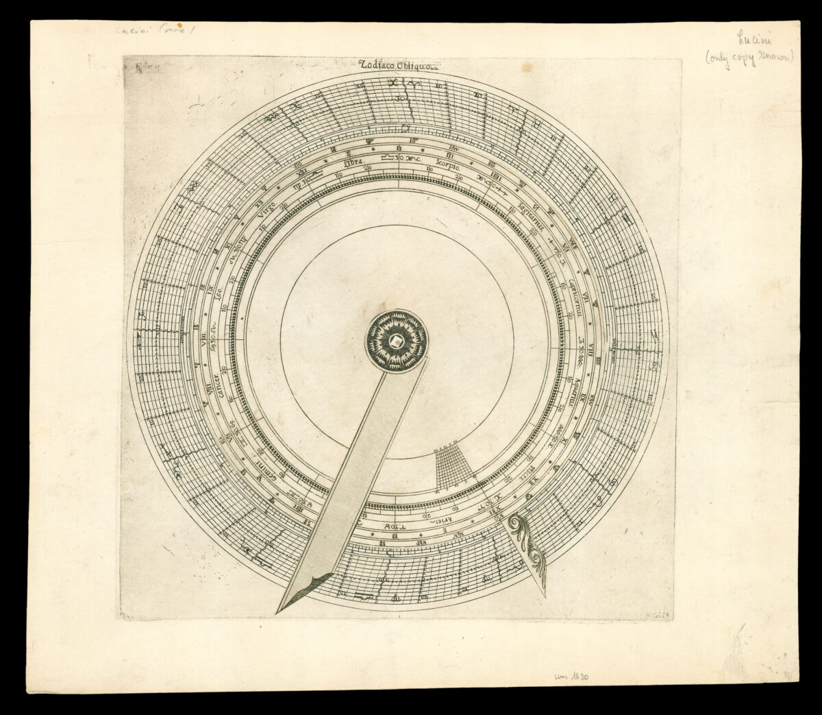 LUCINI, Antonio Francesco Zodiac Obliquo